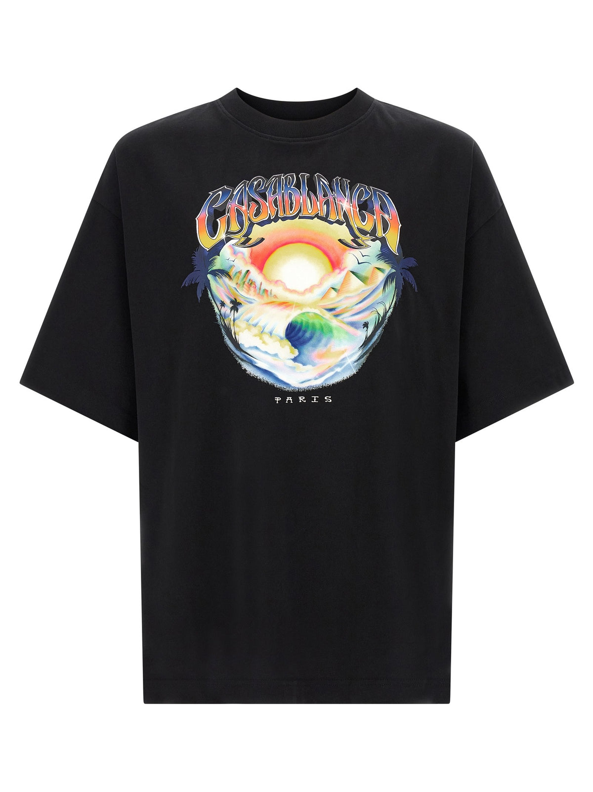 Casablanca Airspray Print Shirt Black