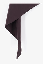 ALAÏA Women's Asymmetric Paper and Viscose Skirt Purple, view 3