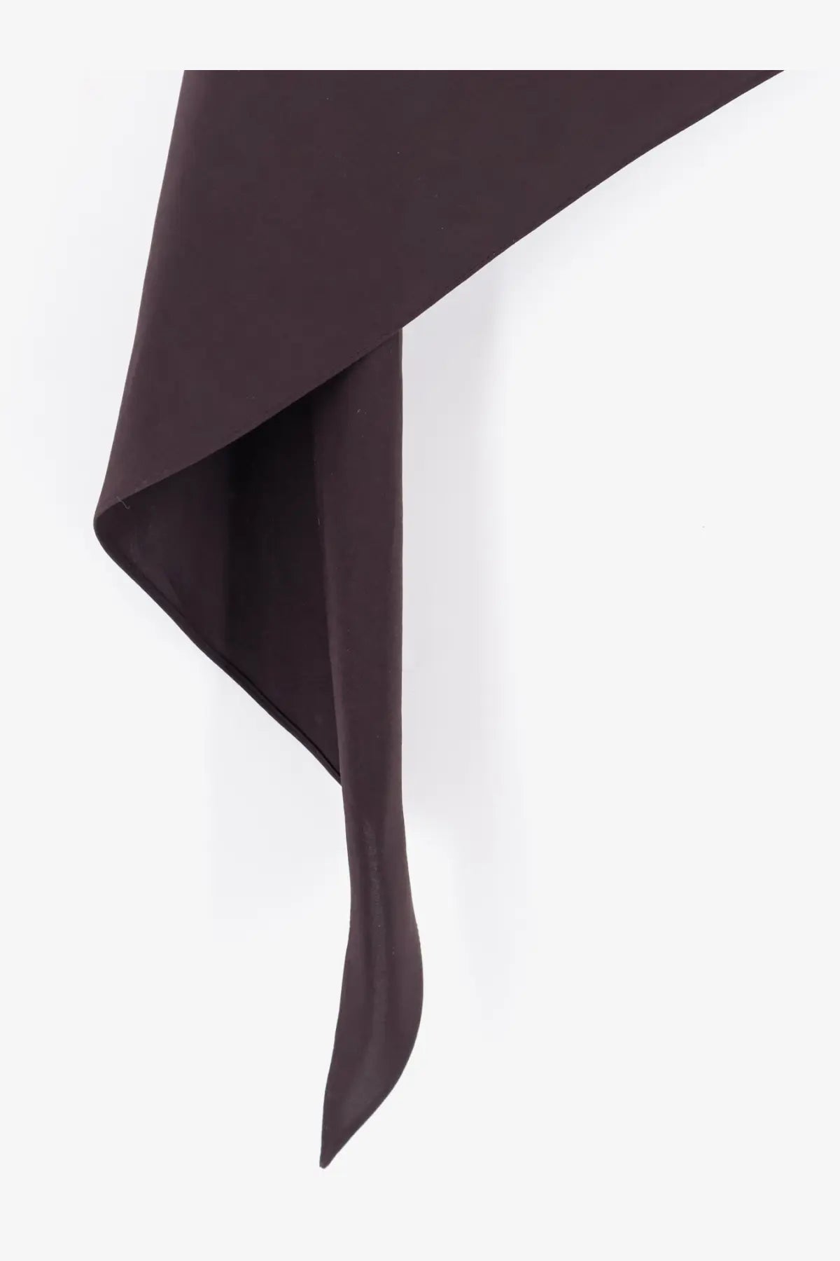 ALAÏA Women's Asymmetric Paper and Viscose Skirt Purple, view 3