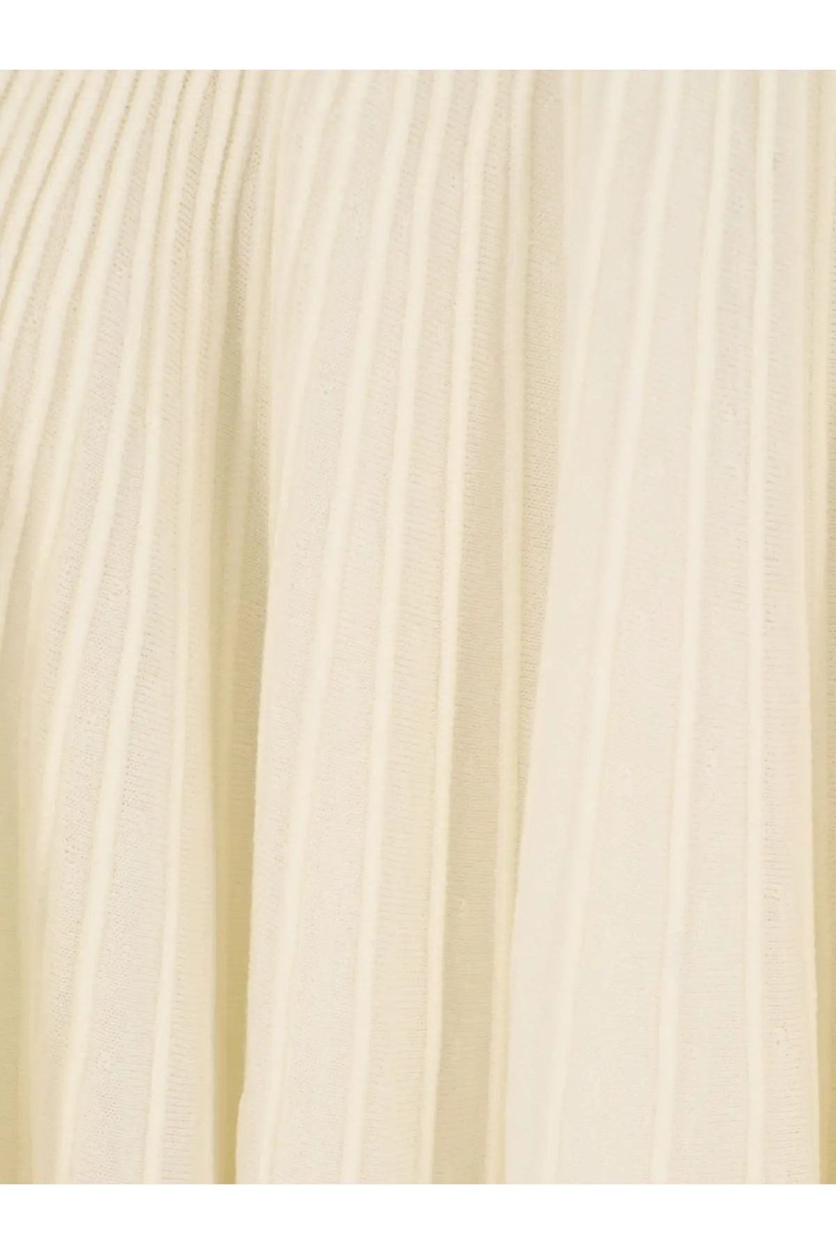 ALAÏA Women's Long Wool Dress White, view 5