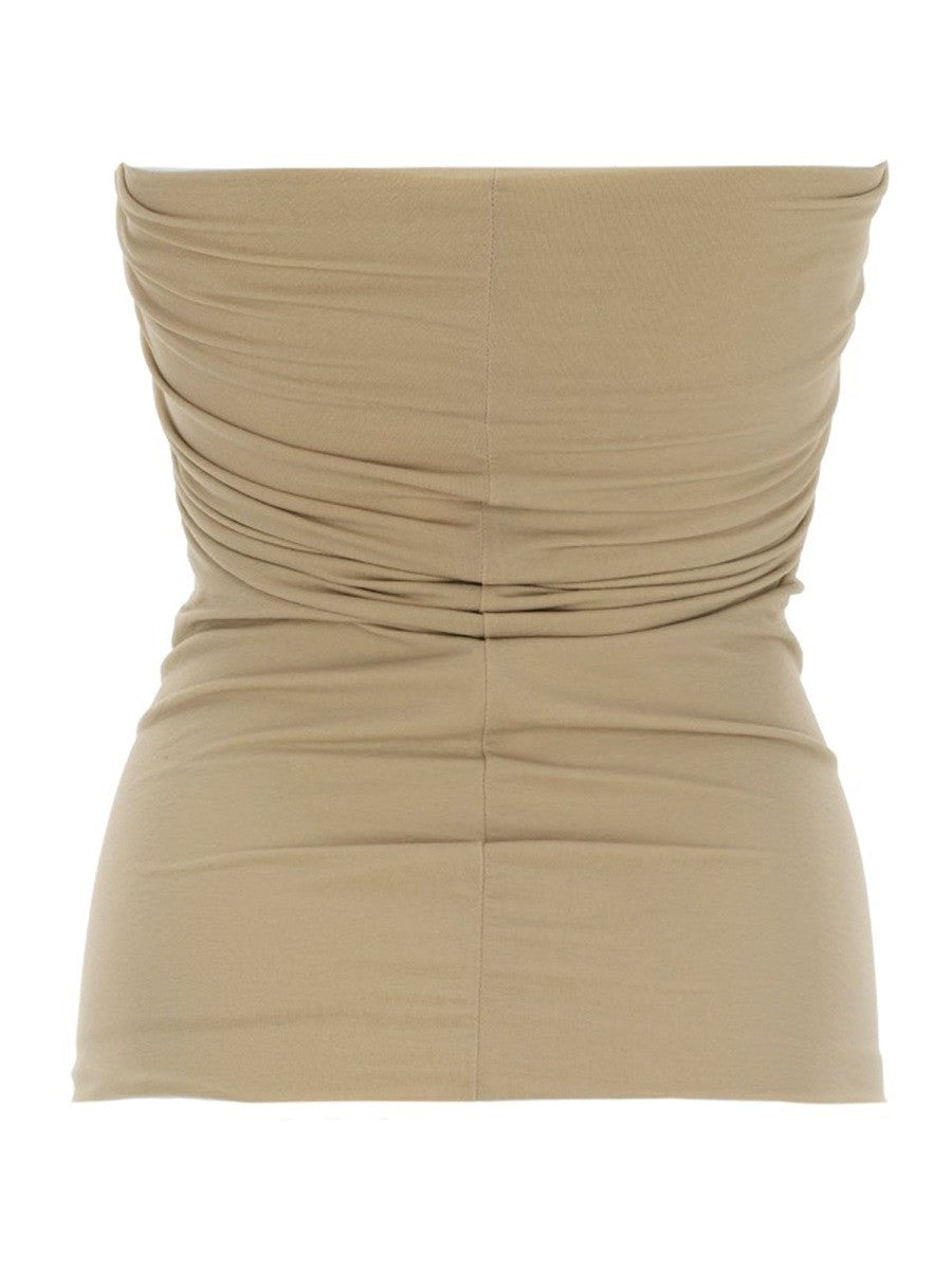 Rick Owens Women's Alannah Prong Bustier Top Beige
