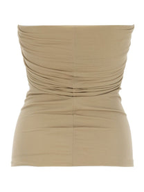 Rick Owens Women's Alannah Prong Bustier Top Beige