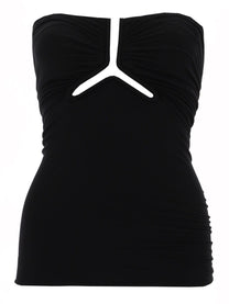 Rick Owens Women's Alannah Prong Bustier Top Black