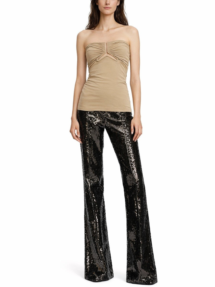 Rick Owens Women's Alannah Prong Bustier Top Beige