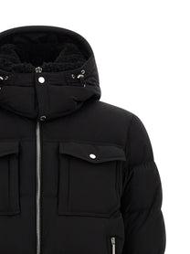 MooRER Alarick Bomber Jacket Acqua Line Black