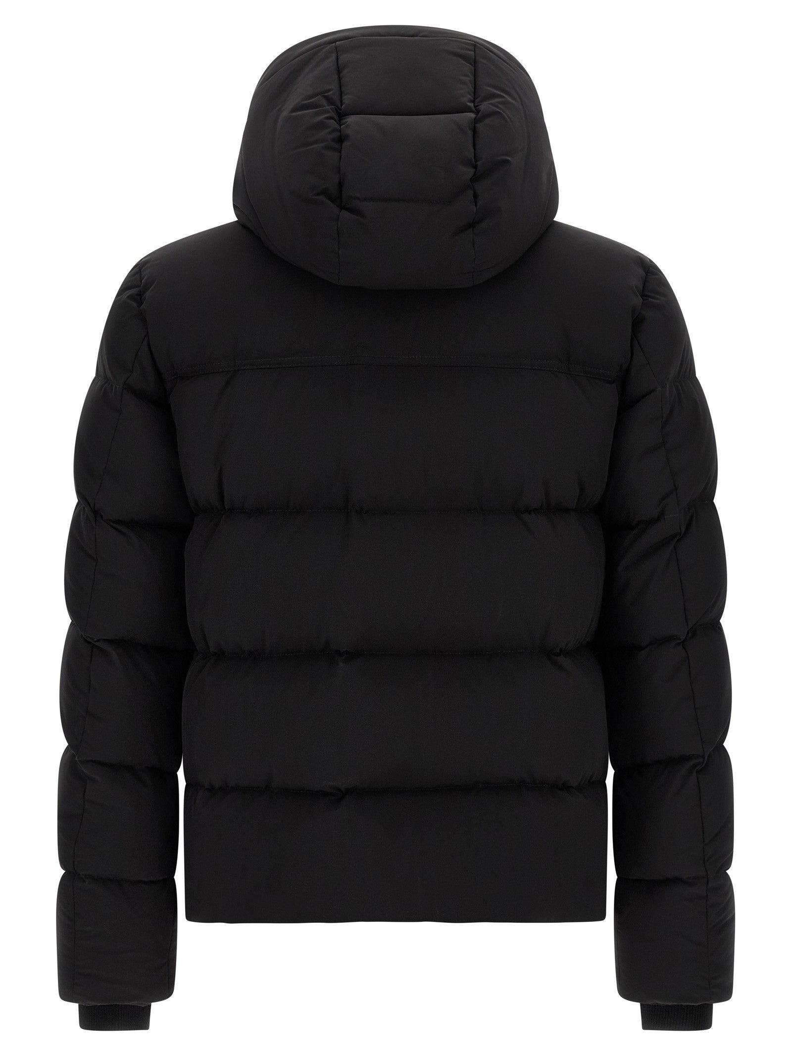 MooRER Alarick Bomber Jacket Acqua Line Black