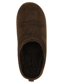 Balenciaga Alaska Platform Mules Brown