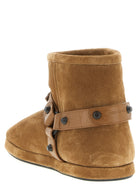 Balenciaga Alaska Soft Ankle Boots Beige, view 3