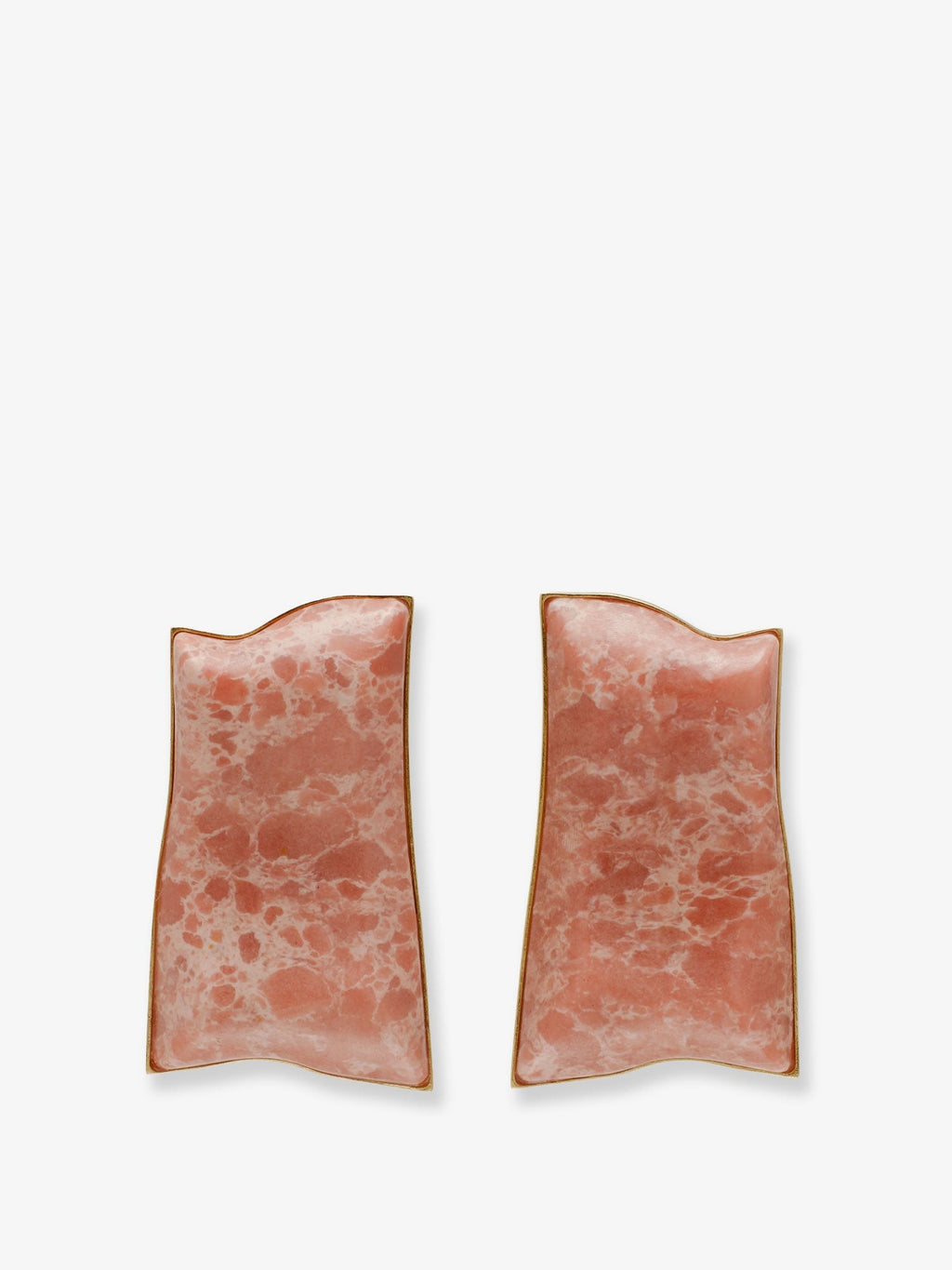 Cult Gaia Women's Alaya Stone Effect Resin Earrings Pink