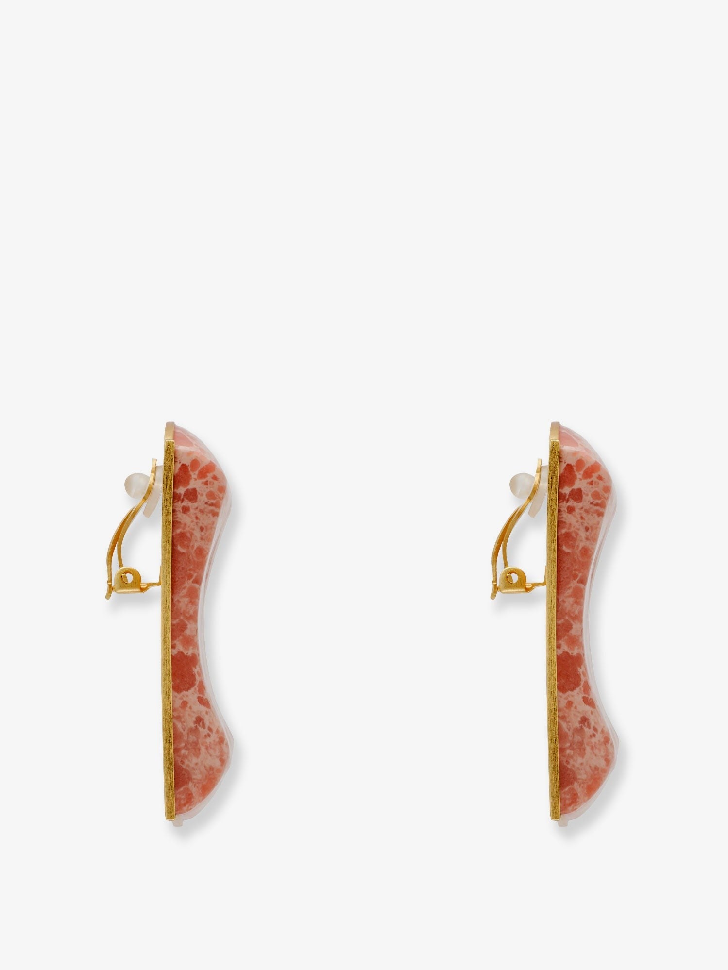 Cult Gaia Women's Alaya Stone Effect Resin Earrings Pink