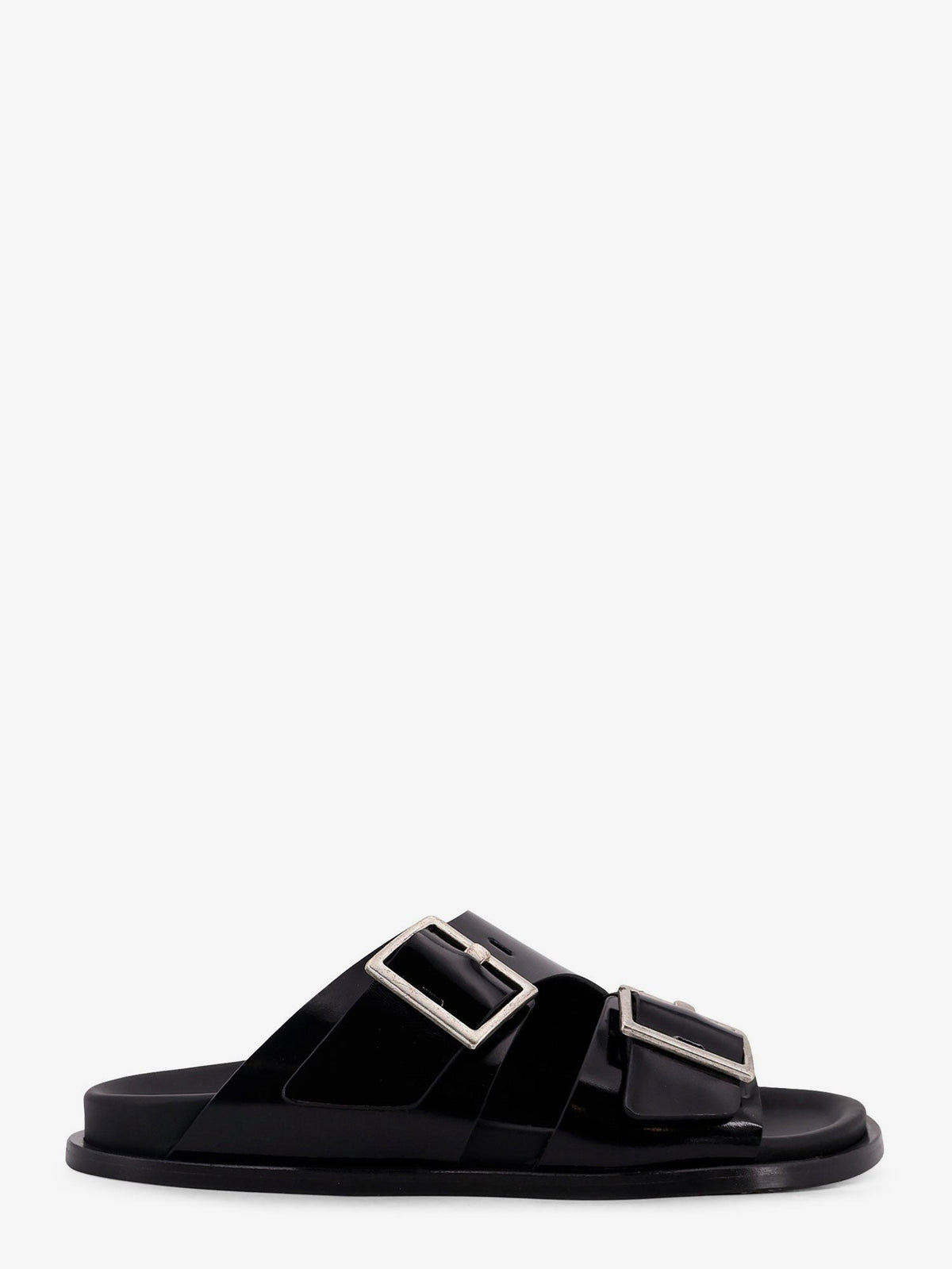 Alohas Women's Alba Low Leather Sandals Black