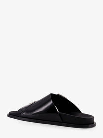 Alohas Women's Alba Low Leather Sandals Black