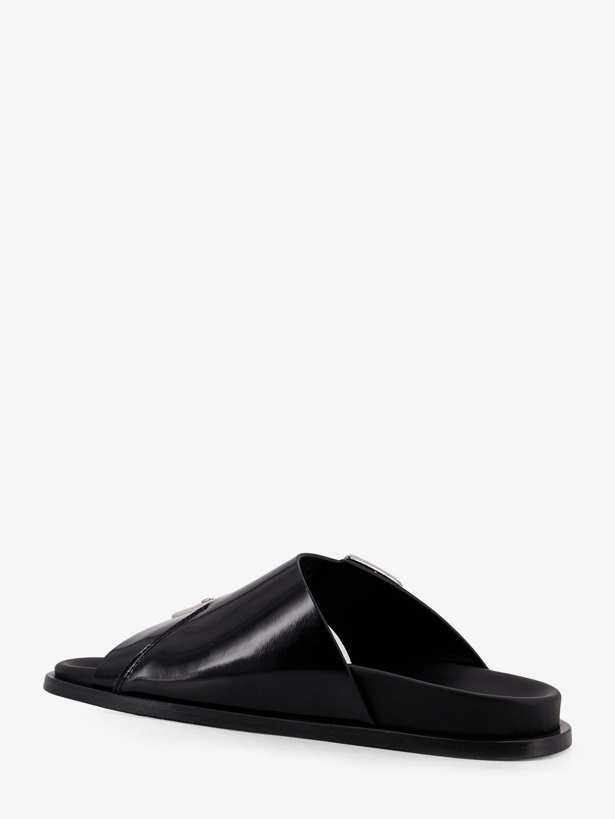 Alohas Women's Alba Low Leather Sandals Black
