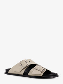 Alohas Women's Alba Low Leather Sandals White