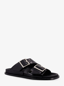 Alohas Women's Alba Low Leather Sandals Black
