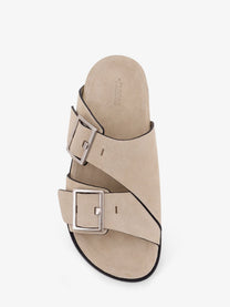 Alohas Women's Alba Suede Sandals Beige