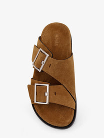 Alohas Women's Alba Suede Sandals Beige