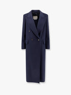 Max Mara Women's Albania Max Mara Sfilata Virgin Wool and Cashmere Coat Blue