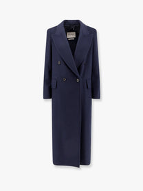 Max Mara Women's Albania Max Mara Sfilata Virgin Wool and Cashmere Coat Blue