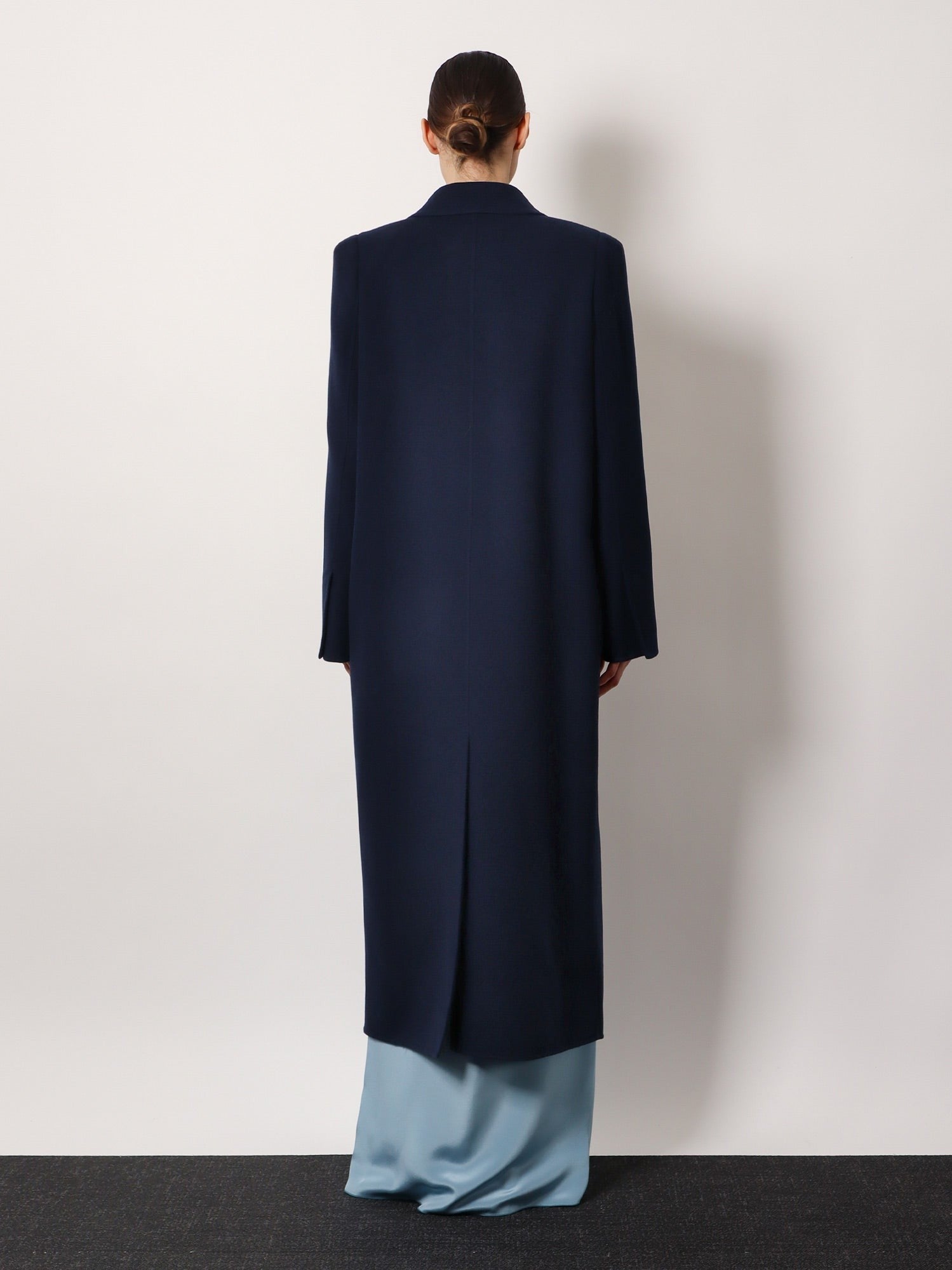Max Mara Women's Albania Max Mara Sfilata Virgin Wool and Cashmere Coat Blue