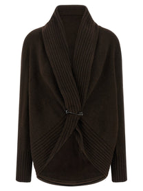 ALBERTA FERRETTI - ALBERTA FERRETTI - Brooch cardigan - Women’s Knitwear