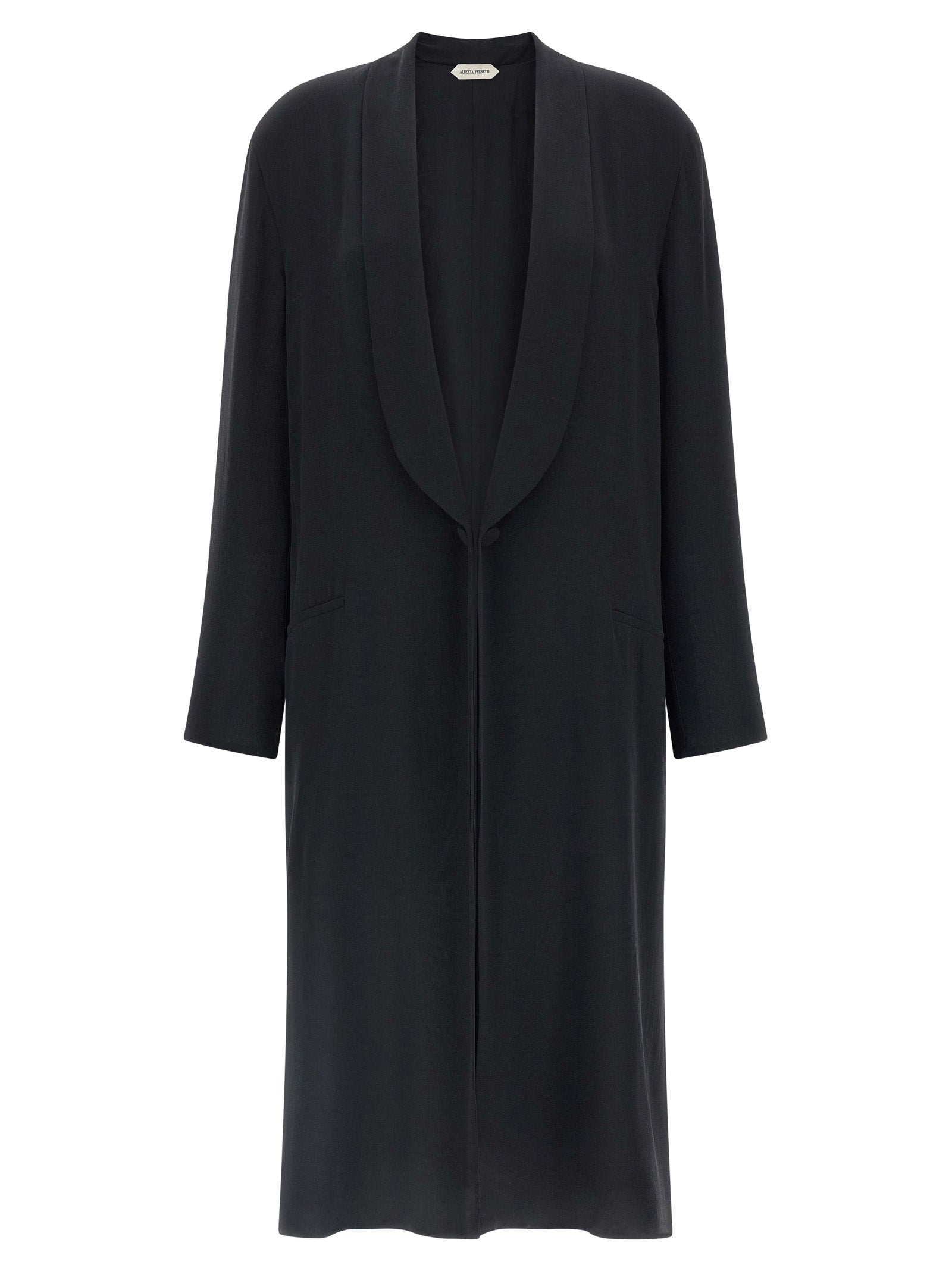ALBERTA FERRETTI - ALBERTA FERRETTI - Silk georgette coat - Women’s Outerwear