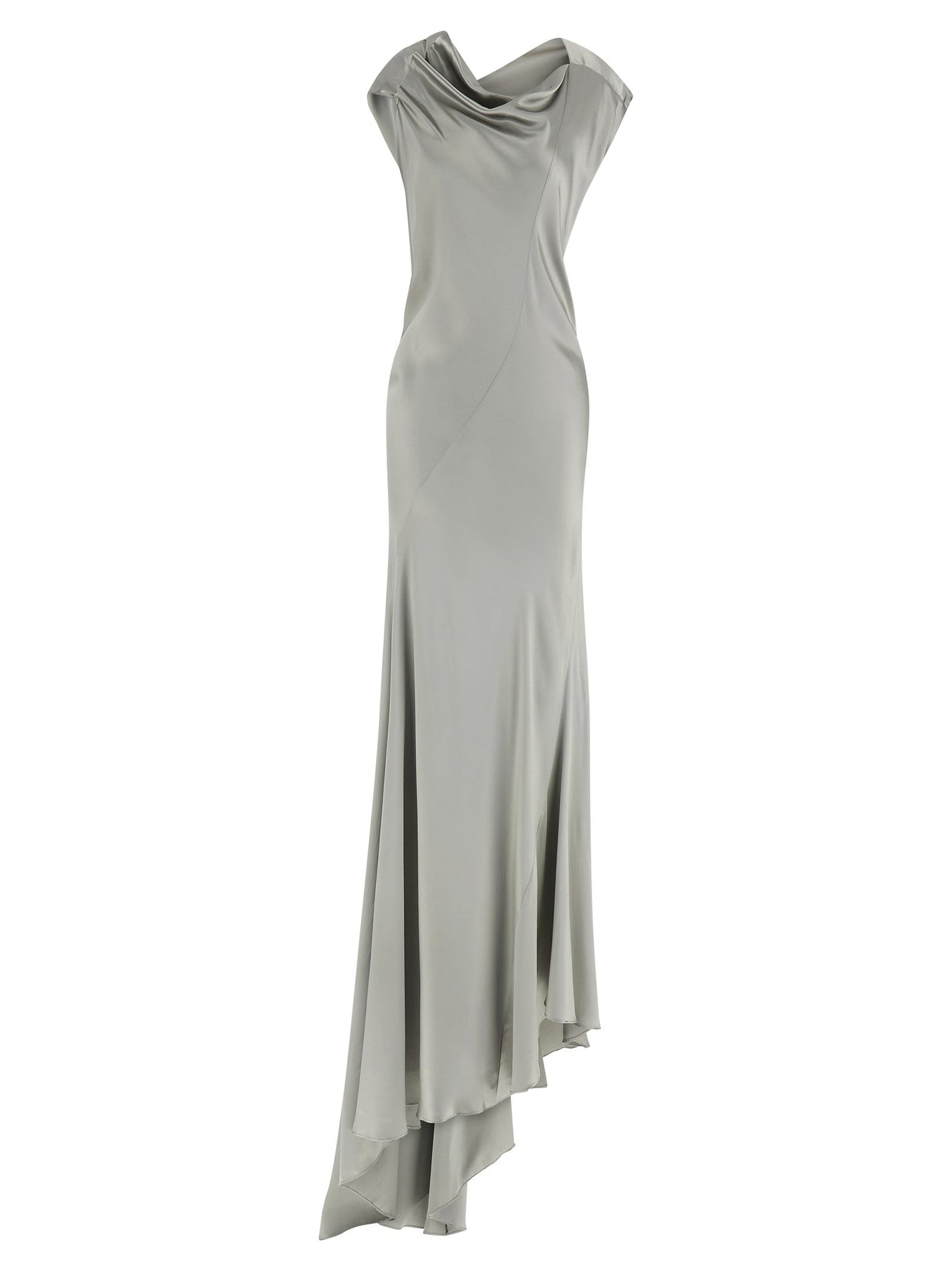 ALBERTA FERRETTI - ALBERTA FERRETTI - Satin dress - Women’s Clothing
