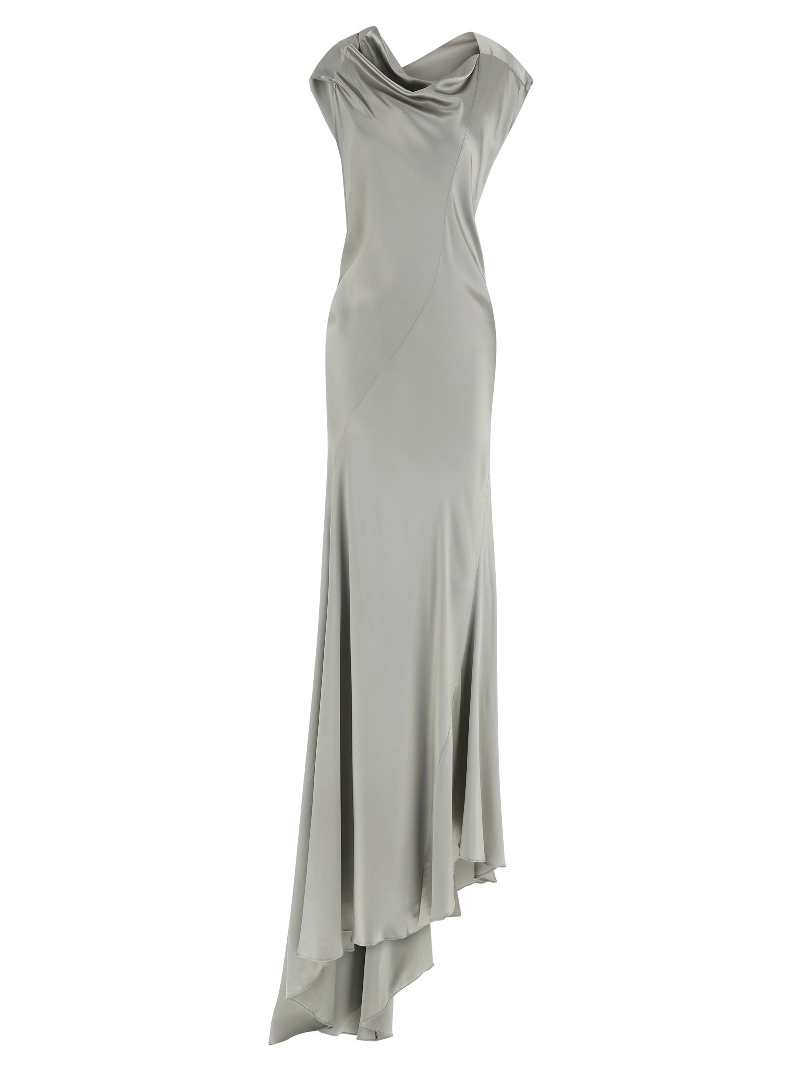 ALBERTA FERRETTI - ALBERTA FERRETTI - Satin dress - Women’s Clothing
