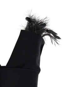 ALBERTA FERRETTI - ALBERTA FERRETTI - Feather top - Women’s Tops