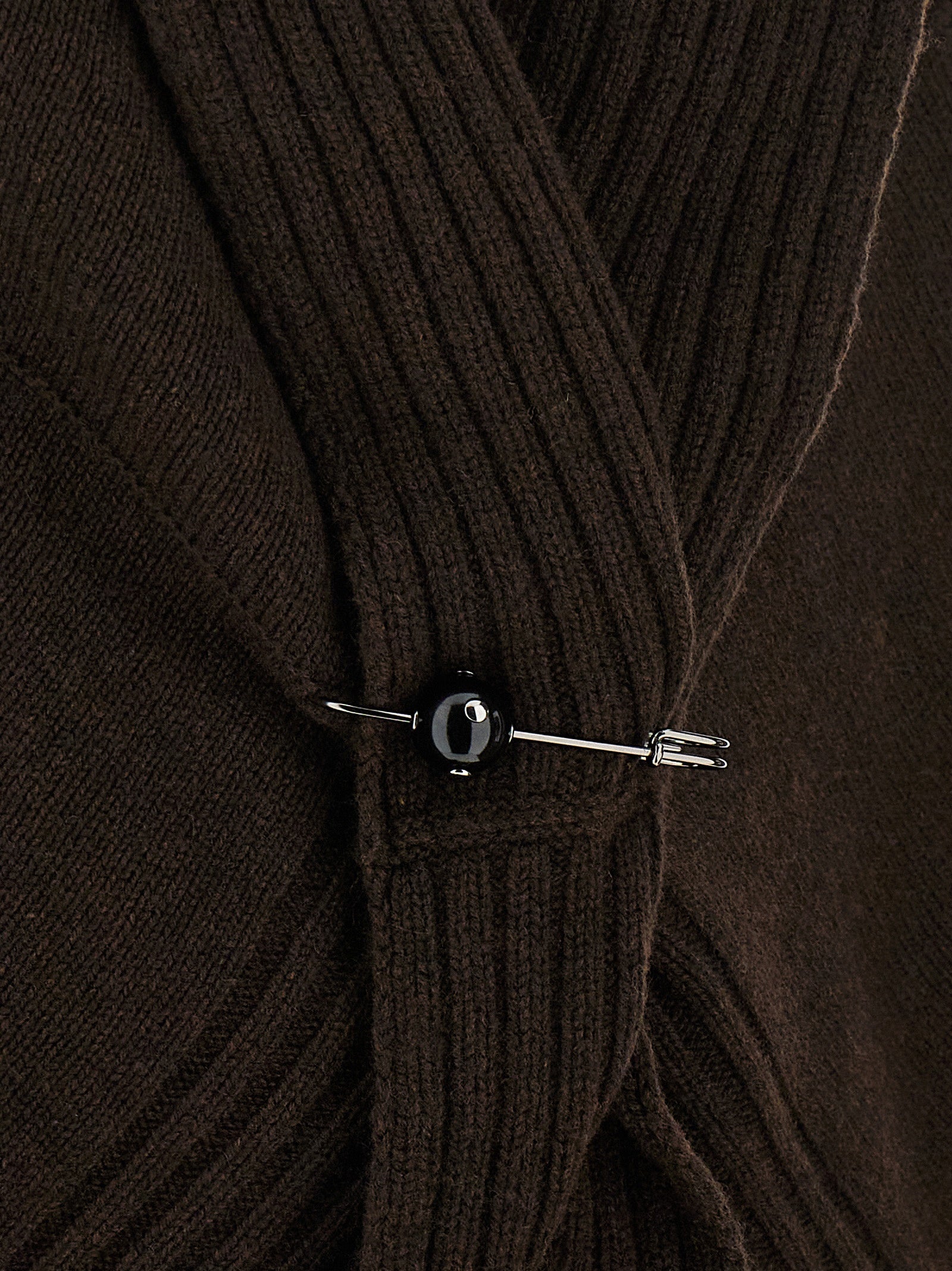 ALBERTA FERRETTI - ALBERTA FERRETTI - Brooch cardigan - Women’s Knitwear