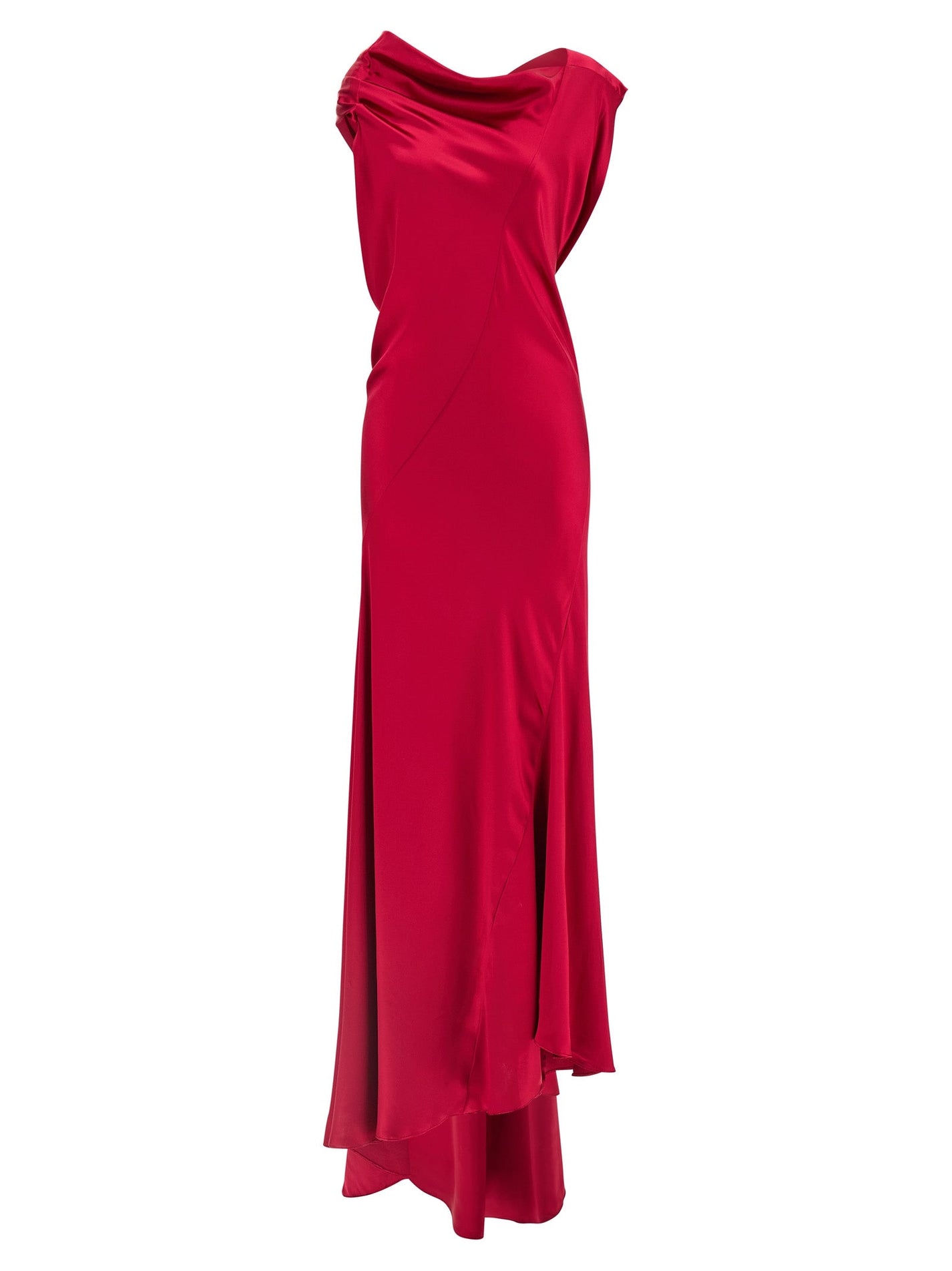ALBERTA FERRETTI - ALBERTA FERRETTI - Satin dress - Women’s Clothing