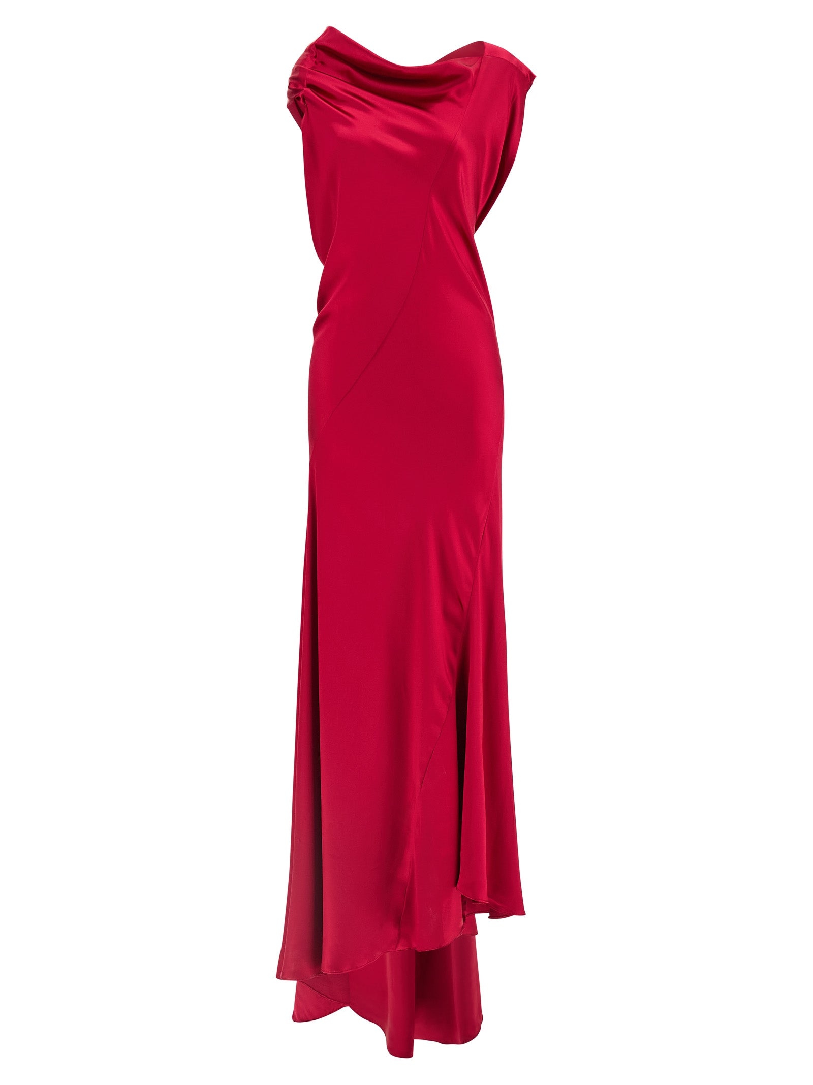 ALBERTA FERRETTI - ALBERTA FERRETTI - Satin dress - Women’s Clothing