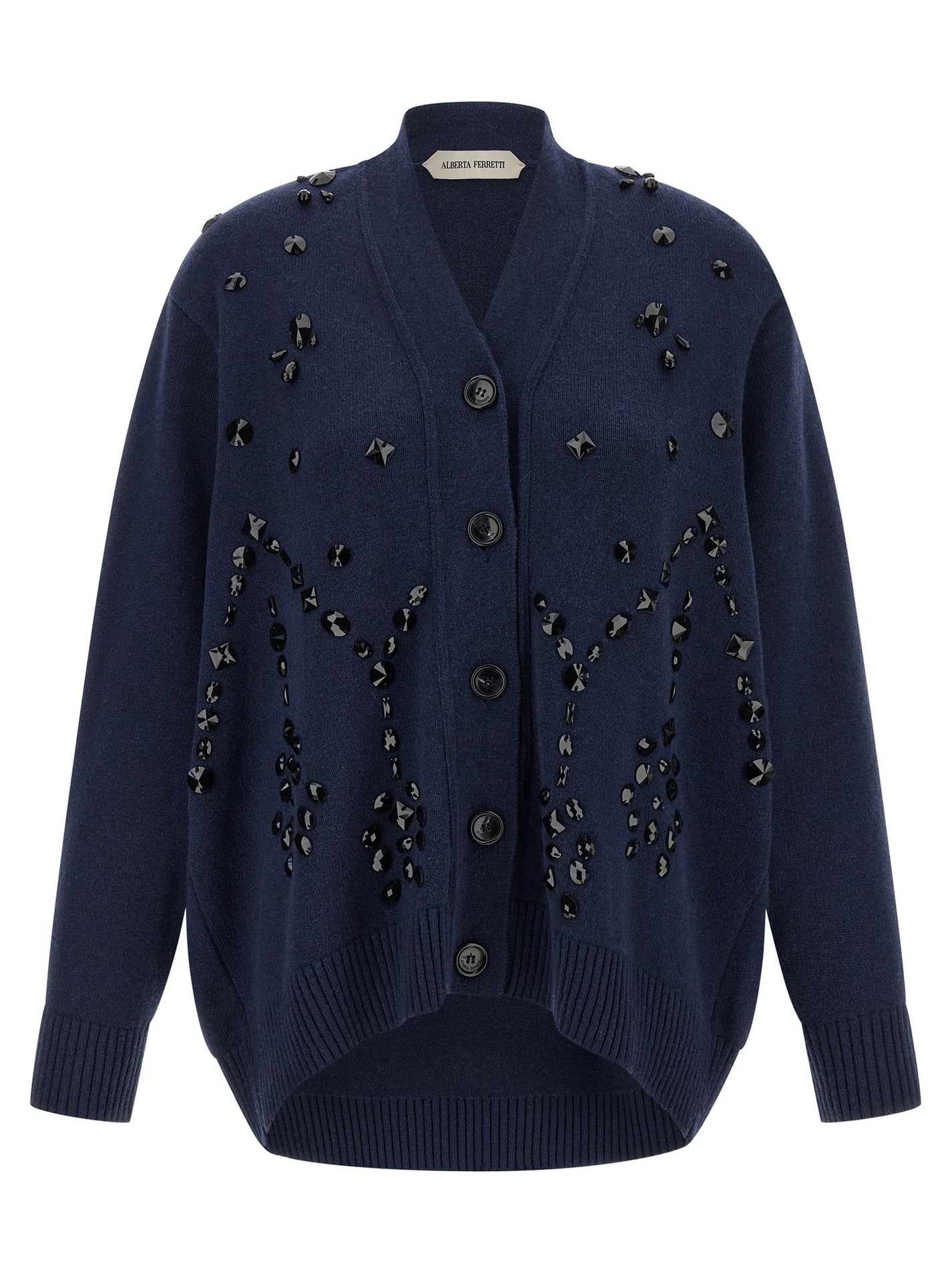 ALBERTA FERRETTI - ALBERTA FERRETTI - Embroidery cardigan - Women’s Knitwear