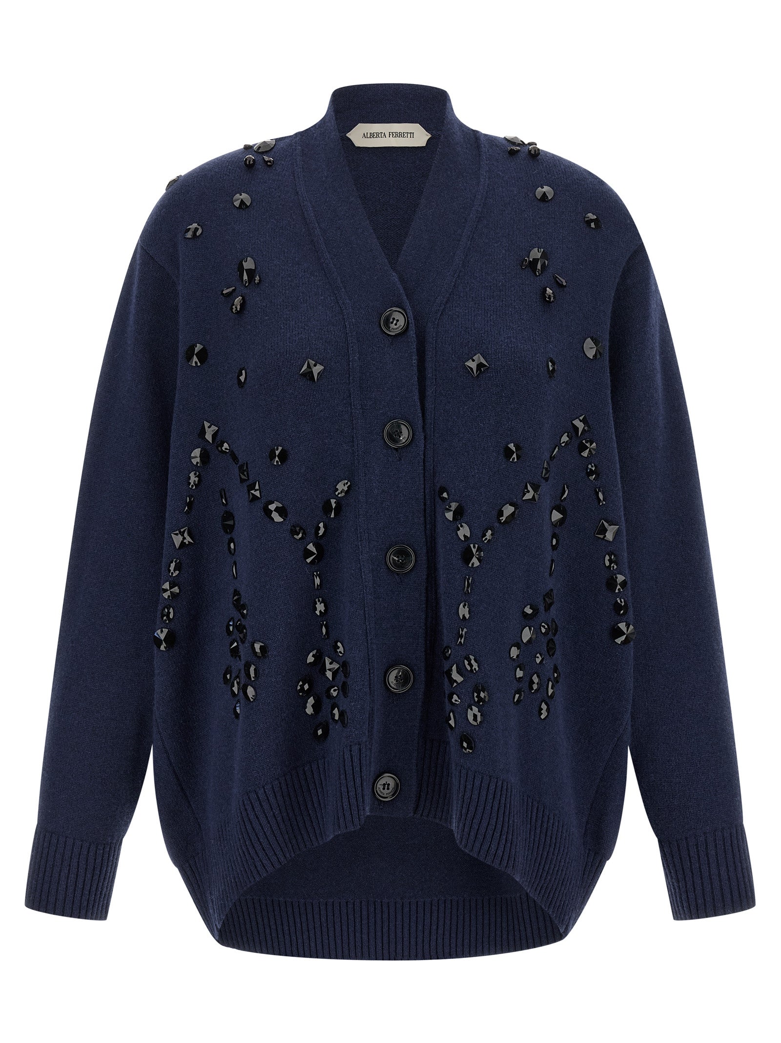 ALBERTA FERRETTI - ALBERTA FERRETTI - Embroidery cardigan - Women’s Knitwear