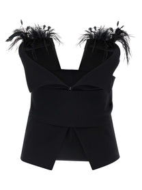 ALBERTA FERRETTI - ALBERTA FERRETTI - Feather top - Women’s Tops