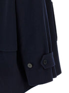 Alberto Biani Caban Coat Blue, view 4