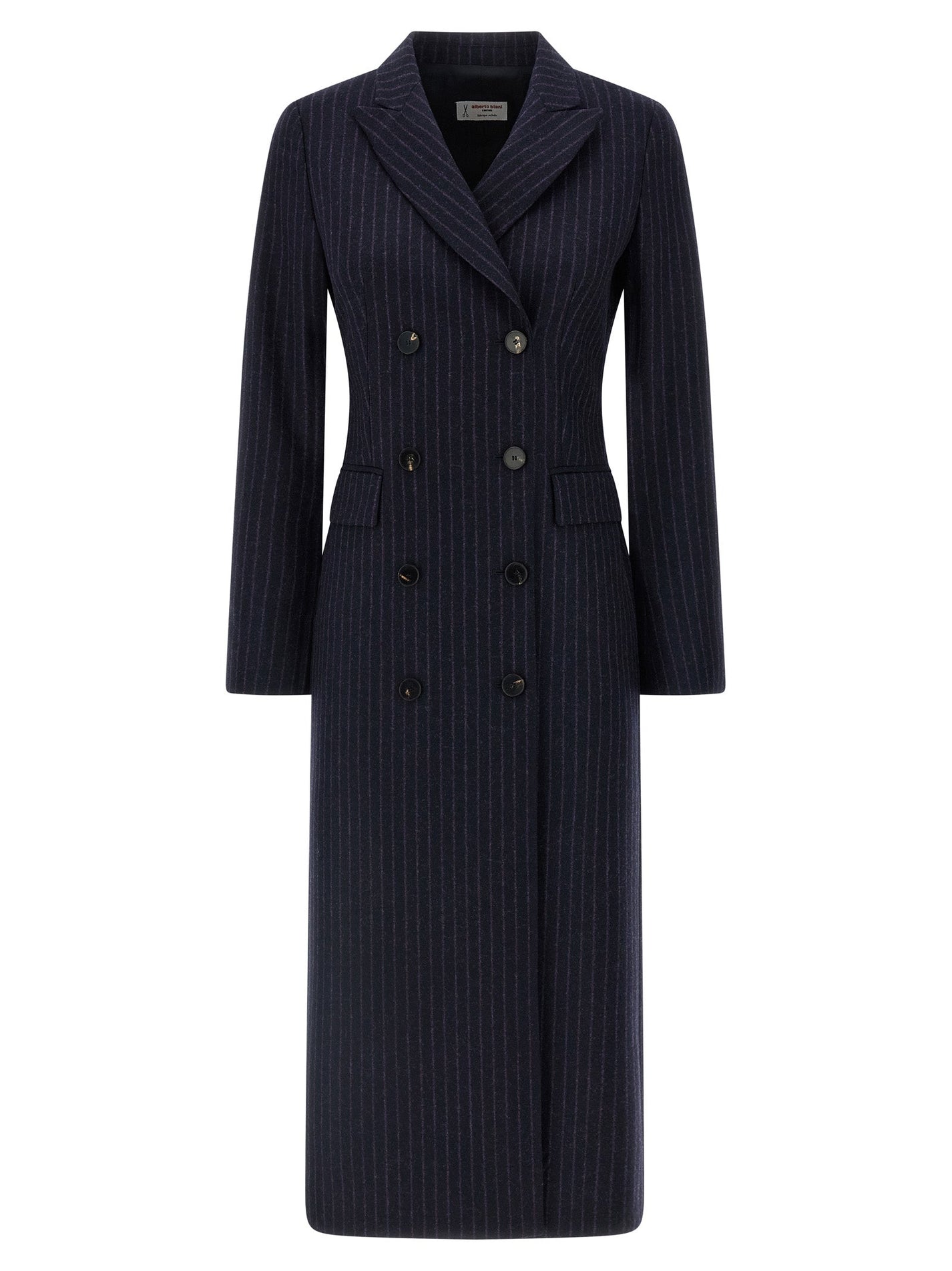 ALBERTO BIANI - ALBERTO BIANI - Pinstripe coat - Women’s Outerwear