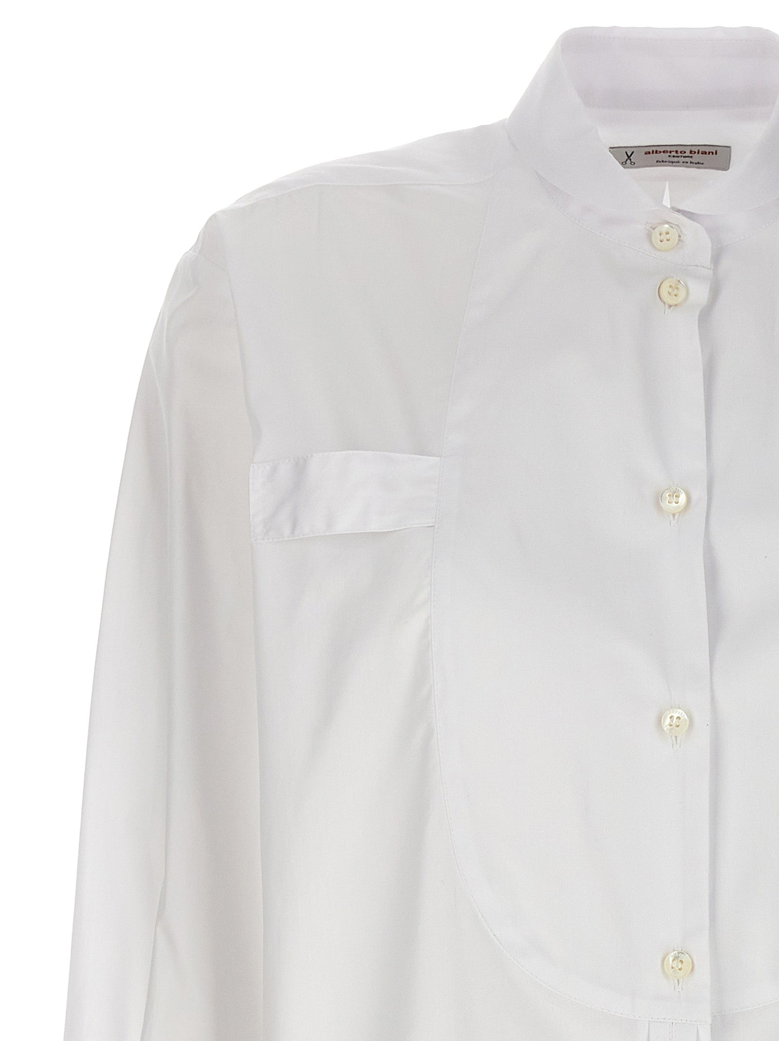 ALBERTO BIANI - ALBERTO BIANI - Long plastron tuxedo shirt - Women’s Tops