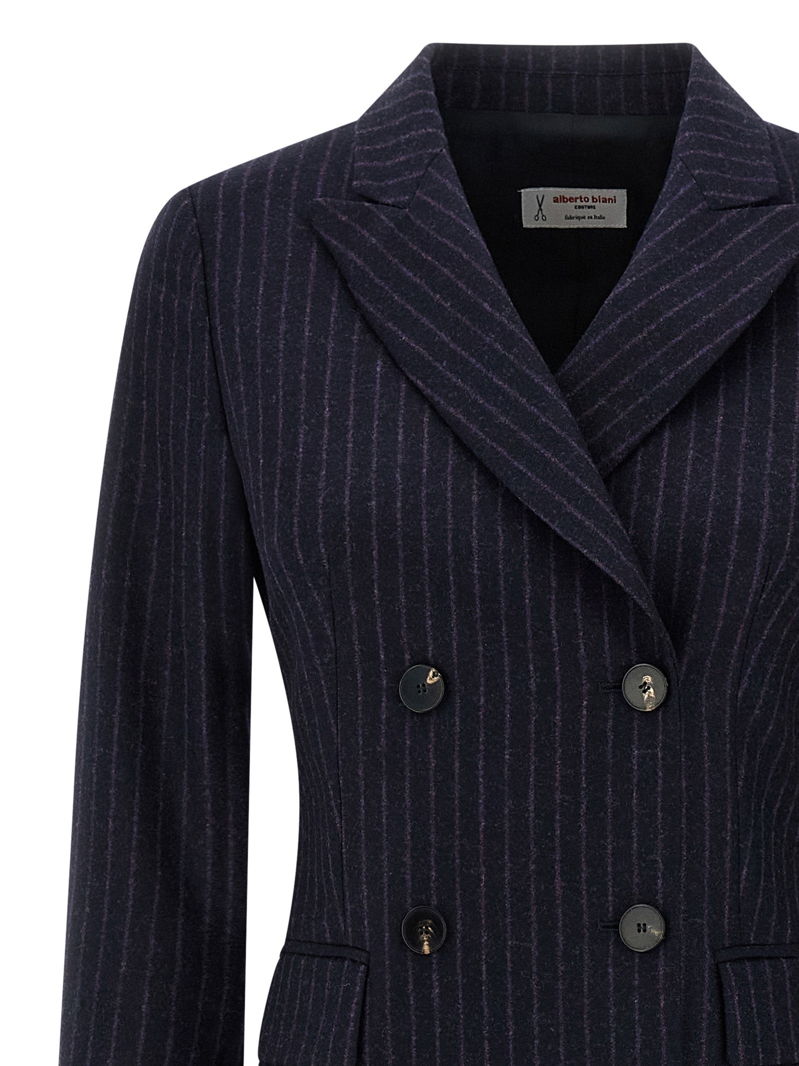 ALBERTO BIANI - ALBERTO BIANI - Pinstripe coat - Women’s Outerwear