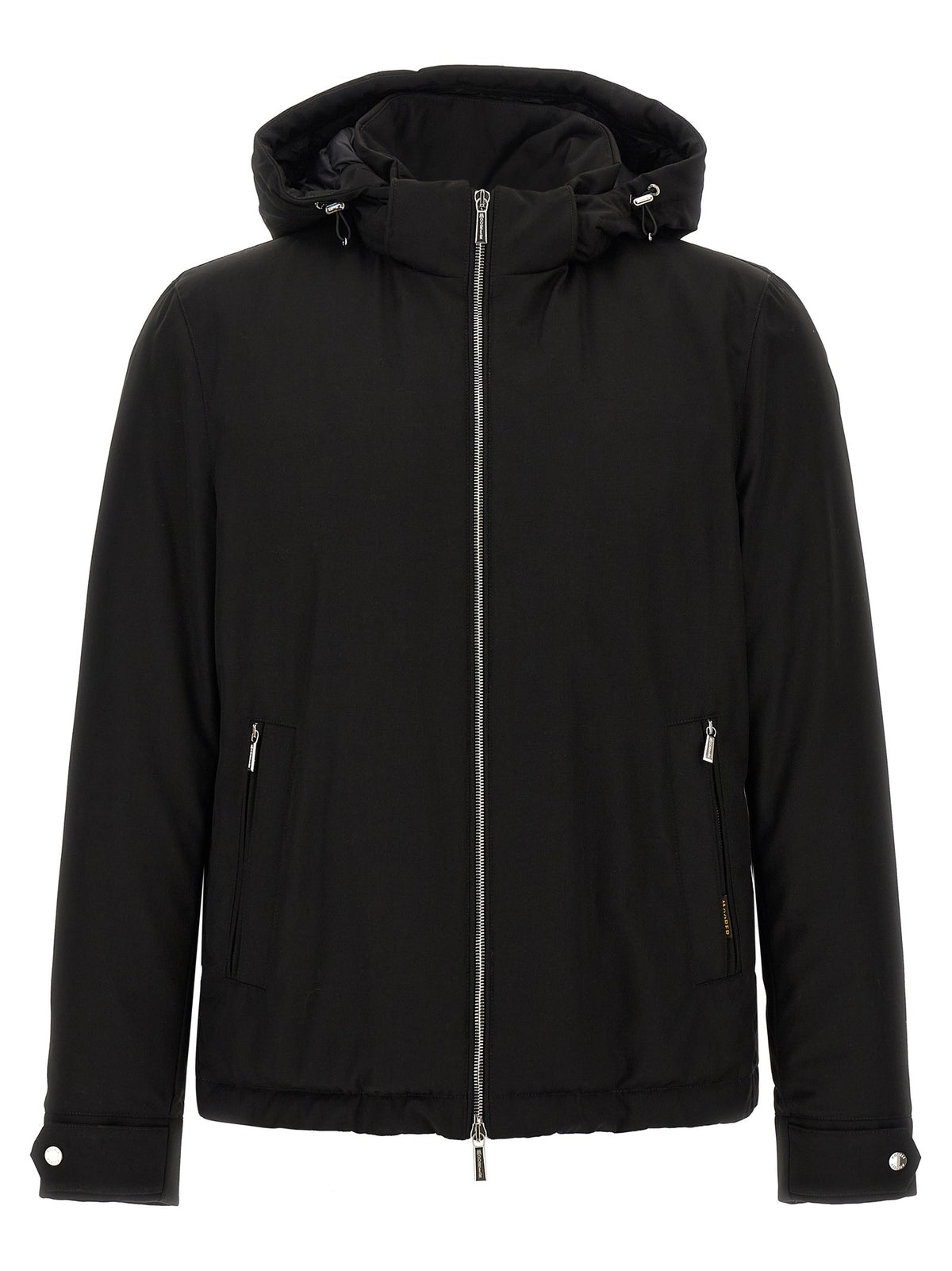 MooRER Albini Down Jacket Acqua Line Black
