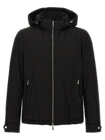 MooRER Albini Down Jacket Acqua Line Black