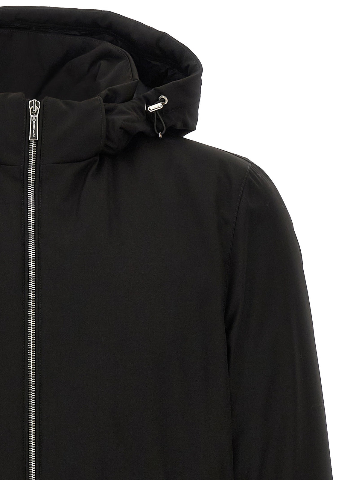 MooRER Albini Down Jacket Acqua Line Black