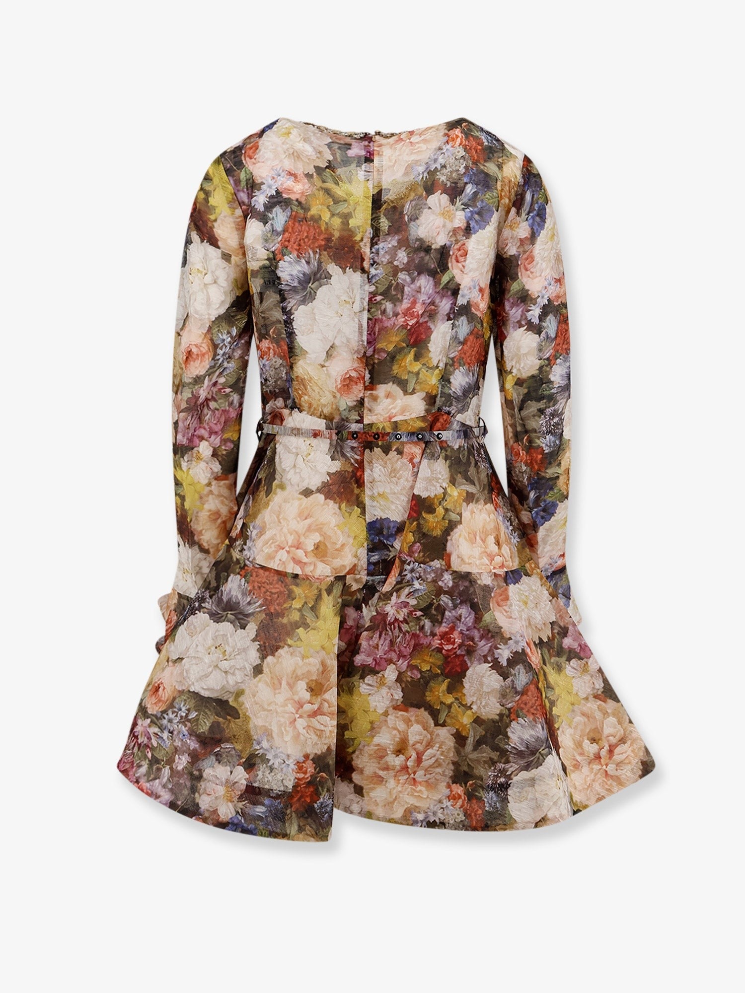 Zimmermann Women's Alchemy Linen and Silk Dress Pink