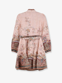 Zimmermann Women's Alchemy Linen Dress Blue