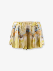 Zimmermann Women's Alchemy Silk Micro Shorts Brown
