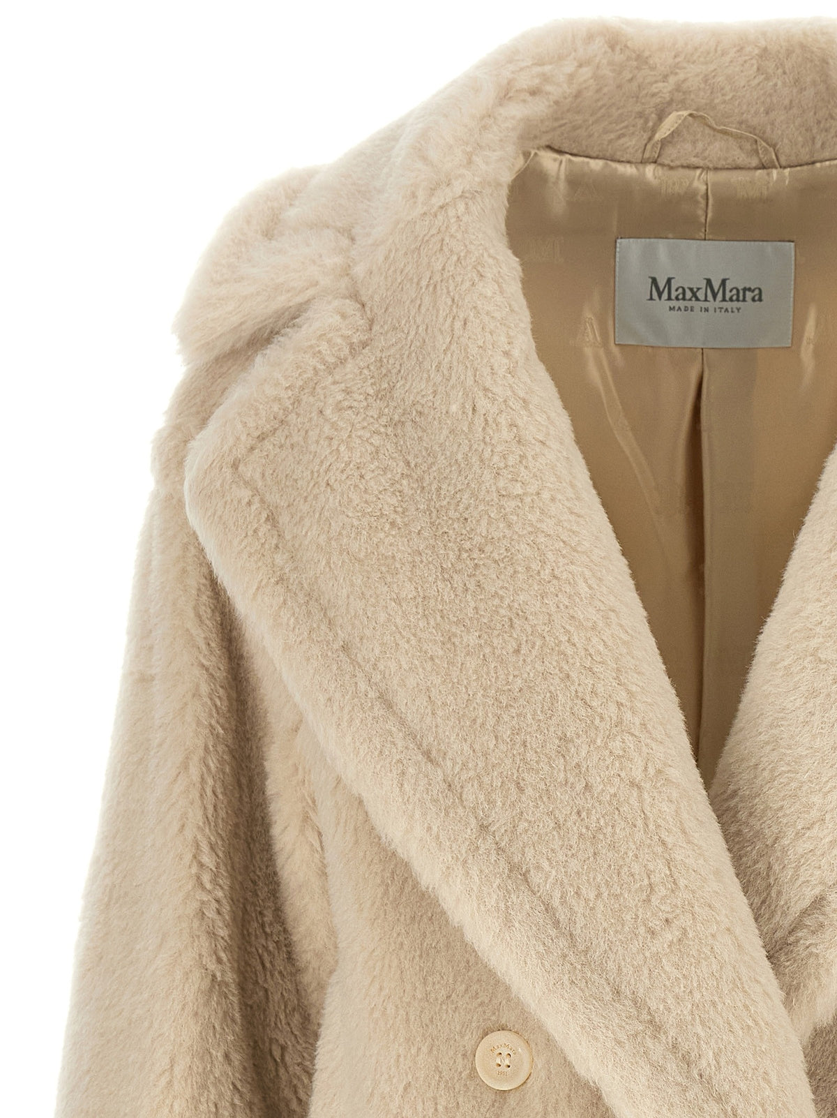 Max Mara Alcuno Coat White