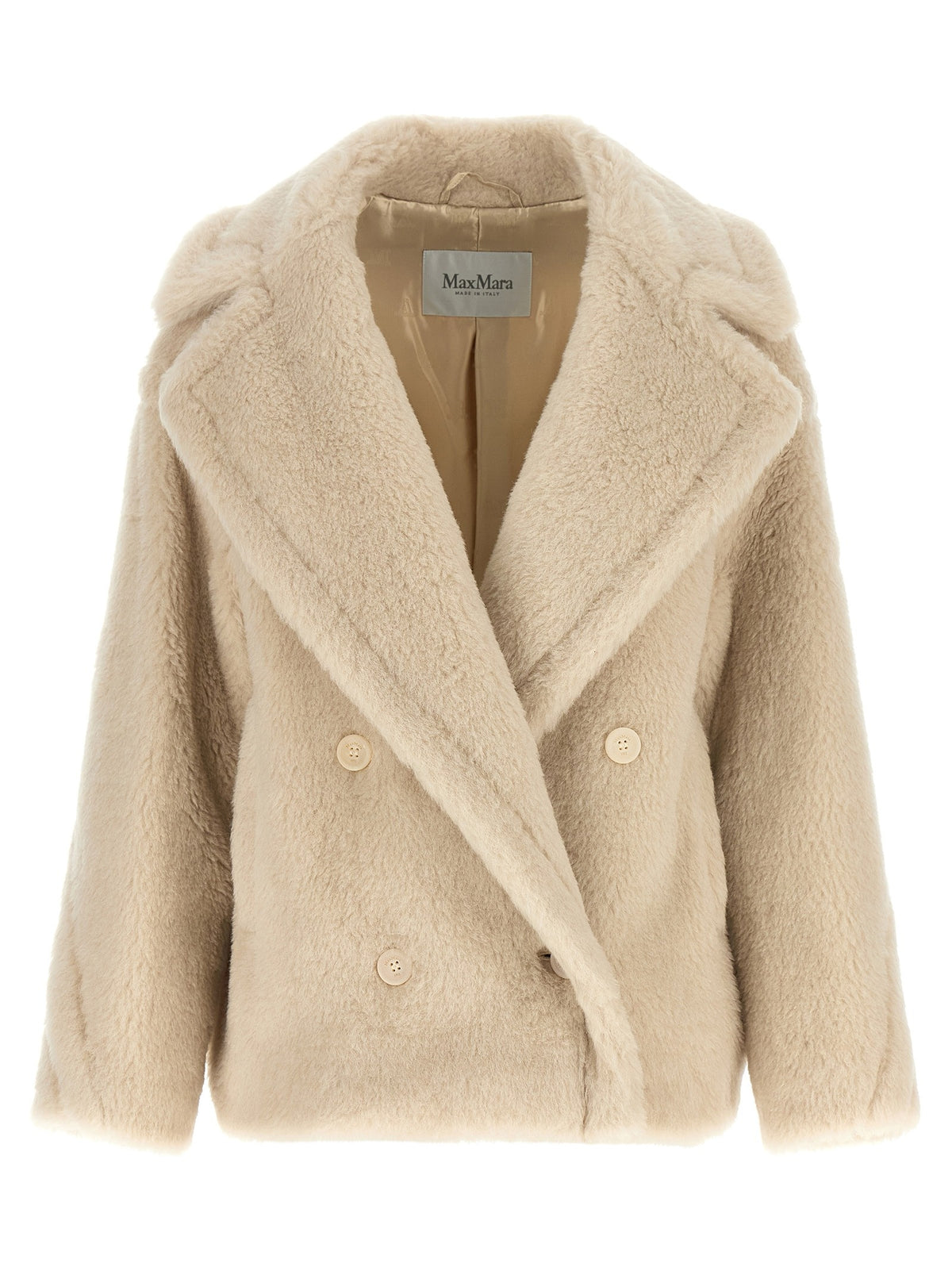 Max Mara Alcuno Coat White