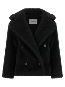Max Mara Alcuno Short Coat Black