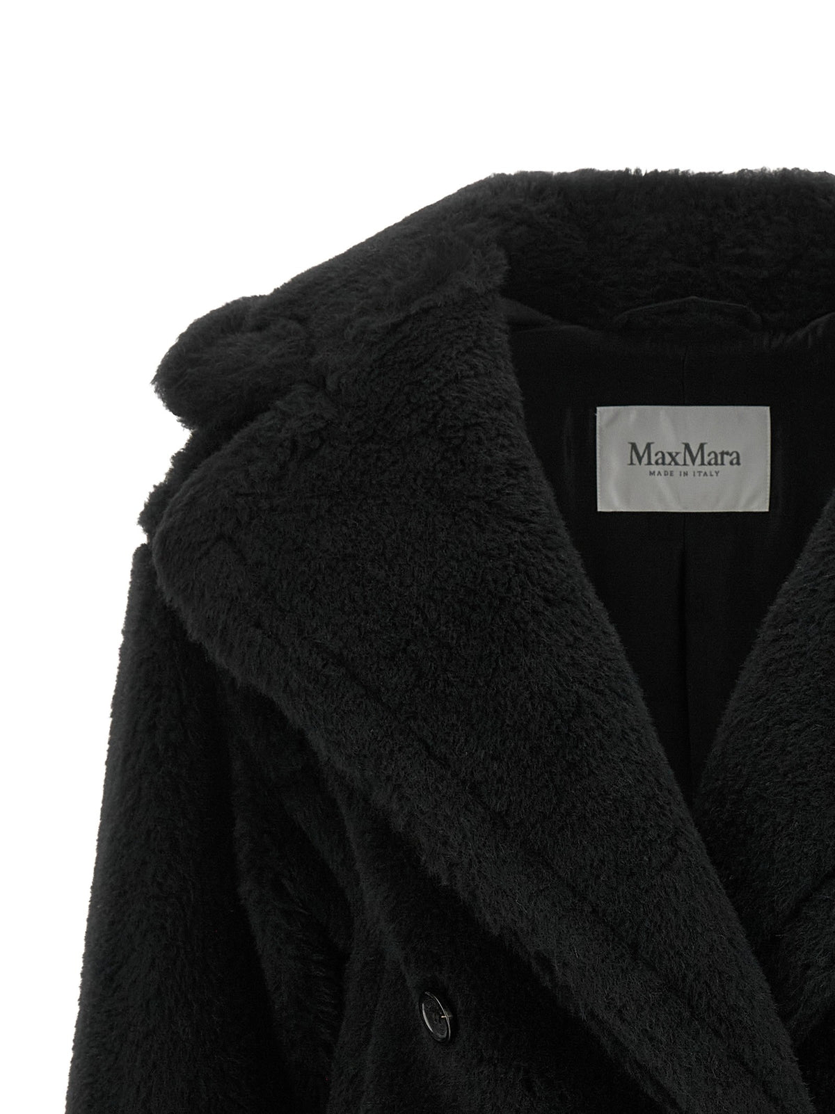 Max Mara Alcuno Short Coat Black