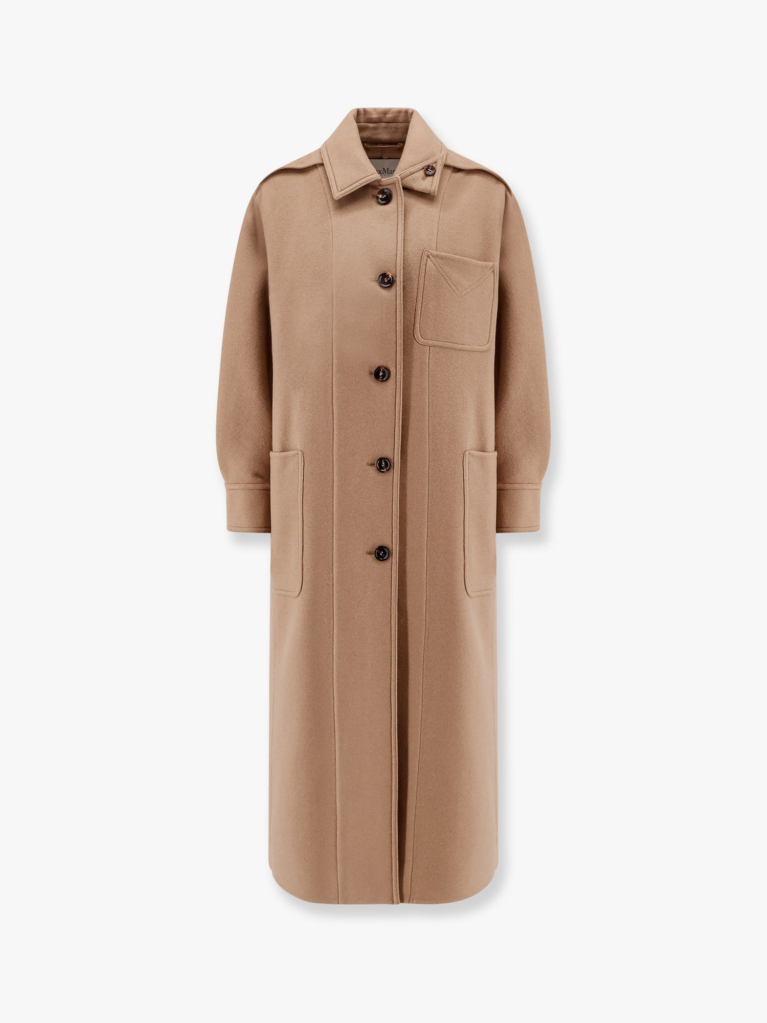 Max Mara Women's Aldo Max Mara Sfilata Wool and Cashmere Coat Brown